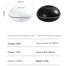 Crack color Mini USB Aromatherapy Diffuser with Flame Projection - Portable Humidifier for Home and Car Use-7