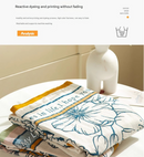 Flower Fairy Powder 40S Pure Cotton Gauze Bath Towel - Extra Large, Thick, Soft, and Highly Absorbent for Adults-4