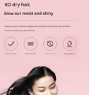 Pink Ultra-Lightweight Ionic Cordless Hair Dryer, USB Rechargeable Portable Blow Dryer with Cool Air for Travel & Home-2