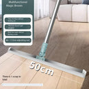 2 PCS Multi-Surface Silicone Squeegee Broom - Extendable & 180 degree Rotatable for Wet/Dry Cleaning(50cm)-1