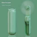 Green 2-in-1 Foldable Mini Fan & Power Bank - Ultra-Compact USB Rechargeable Personal Fan-1