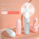 Green 2-in-1 Foldable Mini Fan & Power Bank - Ultra-Compact USB Rechargeable Personal Fan-4