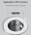 5 PCS Universal Pop-Up Sink Drain Stopper with Anti-Clog Filter Basket - Stainless Steel Hair Catcher & Anti-Odor Plug-4