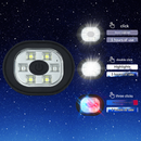 Black Wireless Bluetooth Beanie Hat with USB Rechargeable LED Headlight - Unisex Knit Cap for Running & Camping-3