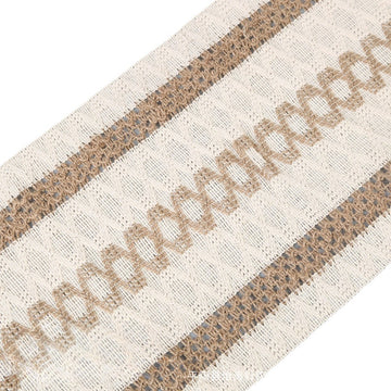 2-PCS Christmas Edition Bohemian Woven Table Runner with Tassels - Rustic Farmhouse Decor for Dining & Coffee Tables - 0