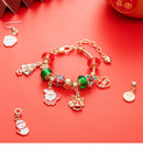 Golden 24-Day DIY Christmas Advent Calendar Jewelry Ki-2