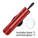 Red 2-in-1 Emergency Car Escape Tool - Spring-Loaded Window Breaker & Seatbelt Cutter-1