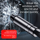 Blue 2-in-1 Emergency Car Escape Tool - Spring-Loaded Window Breaker & Seatbelt Cutter-2