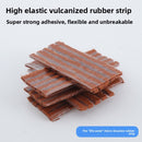 A 33-piece set Green Heavy-Duty Tubeless Tyre Repair Kit - Emergency Puncture Plug Set for Cars, Motorcycles & ATVs-3