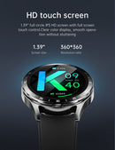 2-in-1 Smartwatch with Built-in TWS Earphones - IP67 Waterproof, Health Monitoring & CNC Metal Design(Black rubber)-7