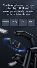 2-in-1 Smartwatch with Built-in TWS Earphones - IP67 Waterproof, Health Monitoring & CNC Metal Design(Silver rubber)-5