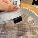 Patchwork Plaid Cotton Cap with Decorative Details(yellow)-3