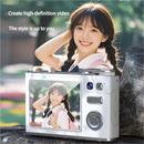 Glitter Sand Design 64MP HD Digital Camera with LED Fill Light & Auto Focus(white)-3
