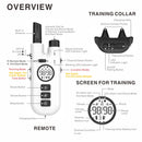 Professional 2-in-1 Dog Training & Anti-Bark Collar with Remote - Rechargeable, 3 Modes & 0-99 Levels(black)-3