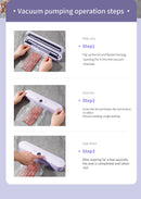 Wireless Portable Vacuum Sealing Machine - Automatic Food Sealer with LCD Display & Dual Modes(White)-8