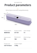 Wireless Portable Vacuum Sealing Machine - Automatic Food Sealer with LCD Display & Dual Modes(White)-10