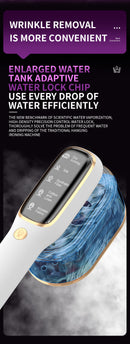 Portable Handheld Garment Steamer & Mini Iron - Smart Temperature Control, Rapid Heating & Powerful Steam for All Fabrics(White)-6