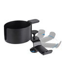 Heavy-Duty All-Metal Desk Clamp with 360-Degree Swivel Headphone Hanger & Cup Holder(black)-5