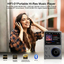 Portable Hi-Res Digital Audio Player - DSD, Dual DAC, Bluetooth 5.0, Expandable Storage(BLACK 16GB + 16GB)-2