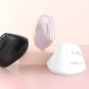 Ergonomic Vertical Mouse - Multi-Device Bluetooth5.0 & 2.4G Wireless, Adjustable DPI, Silent Click(black)-8