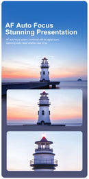 4K Ultra HD Digital Camera - 75MP, 2.8-inch Rotatable Screen, Auto Focus & Built-in Flash(white)-5