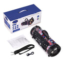 Portable Wireless Speaker - FM Radio, USB/TF Playback, AUX Input, Microphone Support & 2000mAh Battery(Camouflage)-3