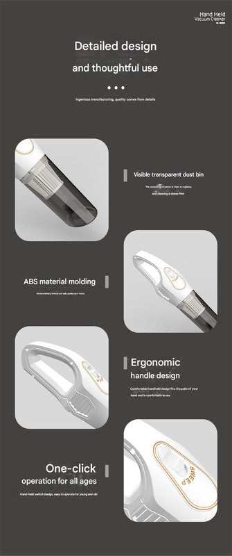 Cordless 2-in-1 Handheld & Stick Vacuum Cleaner with Detachable Water Tank & Dust Mite Remover(white)