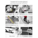 13-Piece Essential Household Tool Kit - Compact Home Repair & DIY Set with Storage Case(pink)-2