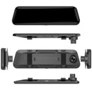 10-Inch Dual Lens Dash Cam Mirror - 1080P FHD Touch Screen Car DVR with Rear Camera, Night Vision & G-Sensor(black)-4