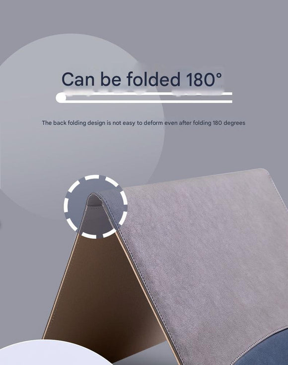 A4 PU Leather Business Portfolio with Ring Binder, Calculator & 40 Sleeves(green)