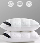 White Luxury Adjustable Bed Pillow Set (2-Pack) - Hotel Quality Down Alternative for Ultimate Neck Support & Comfort-2