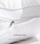 White Luxury Adjustable Bed Pillow Set (2-Pack) - Hotel Quality Down Alternative for Ultimate Neck Support & Comfort-4