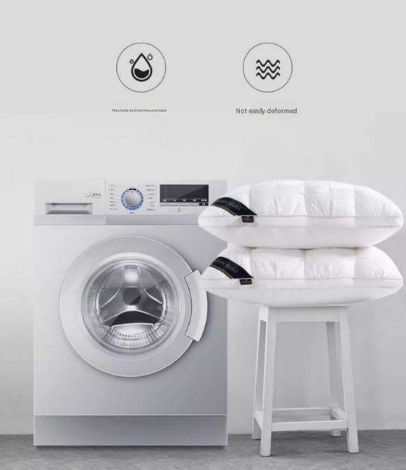 Pink Luxury Adjustable Bed Pillow Set (2-Pack) - Hotel Quality Down Alternative for Ultimate Neck Support & Comfort