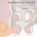 Black Elegant Quilted Bible Cover - Protective Book Case with Carry Handle-7