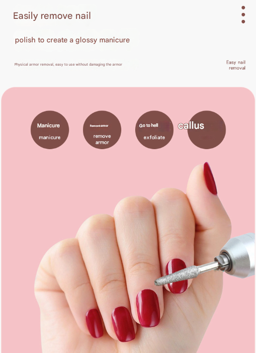 White Professional Rechargeable Nail Drill Machine - 45000RPM Portable E-File Kit for Acrylic, Gel, Polishing & Manicure