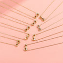 Style 2 Gold Infinity Necklace for Women - Dainty Titanium Steel Pendant with Sparkling Cubic Zirconia-2