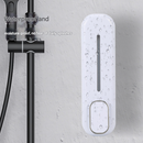 2 Pcs White Modern Wall-Mounted Press Soap Dispenser - 300ml Refillable Pump for Bathroom & Kitchen-3