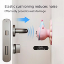 4 Pcs Brown Adorable Bear Wall Protector - Multi-Use Self-Adhesive Door Stopper Bumper-3