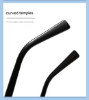 Black Frame and Black Grey Lenses Modern Retro Geometric Sunglasses - Chic Metal Frame with UV400 Lenses and Black PU Leather Protective Case-11