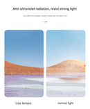 Gold Frame and Grey Lenses Modern Retro Geometric Sunglasses - Chic Metal Frame with UV400 Lenses and Black PU Leather Protective Case-12