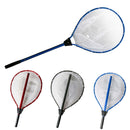 Black High Strength Large Landing Net - Fishing Net with Long Foldable Handle and Soft Rubber Netting, Dip Net for Fishing, Ideal for Boat, Pier, River Angling-2