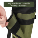 Camouflage khaki Outdoor Waterproof Leg Gaiters - Anti-Snake Bite & Scratch Protection Boot Covers - Breathable Nylon Oxford Leg Guards for Hiking Camping-5