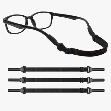 (10-Pack) Adjustable Anti-Slip Eyeglass Straps - Secure Sports Eyewear Retainer Cord for Men, Women & Kids
