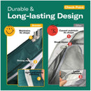 M Black Durable & Expandable Travel Packing Cube - Tear-Resistant & Water-Repellent Clothing Organizer with Double Zippers-4