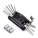 16-in-1 bicycle repair tool kit - multi-tool, tire patch, tire lever & file-4