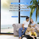 Premium 6-Layer Diamond Blue Window Film for Home/Office – Reflective One-Way Privacy, 50cm x 2m One Roll, UPF 50+ UV Block,With Full Install Tools-2