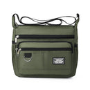 Green Men's Waterproof Oxford Cloth Crossbody Bag - Durable Anti-Theft Shoulder Backpack for Business, Travel & 10-inch Tablet-1