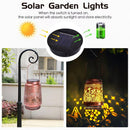 2-Pack Decorative Solar Hummingbird Lantern(11x11x17CM) - Waterproof Hanging Iron Art Outdoor Projection Light for Garden and Patio (Up to 12 Hrs Illumination)-3