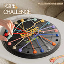 Rope Tangle Challenge Game (23x23CM) - Logic & Focus Educational Toy, Critical Thinking Puzzle for Kids & Family Interactive Fun-3