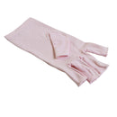 5-Pair Pink UV Protection Fingerless Gloves for Nail Art Curing and Cycling Sun Protection - Made of Nylon/Spandex, Manicure Hand Care-1